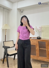 Áo Sơ Mi Vai Chờm Cổ Thuyền UK Fashion Trẻ Trung, Dễ Mặc, Dễ Phối UKSM2306033