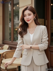 Áo khoác không cổ sang xịn UK UKAK2512001