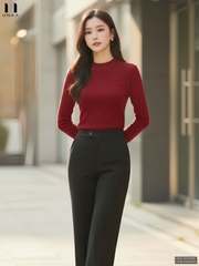 Áo giữ nhiệt len cổ leo ấm áp, đơn giản UKAL2510009