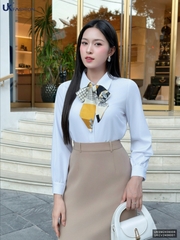 Sơ mi mí nẹp dài tay lịch sự, duyên dáng UKSM2409006
