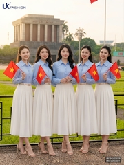 Chân váy xếp trend dễ mặc, che khuyết điểm tốt UKCV2603021