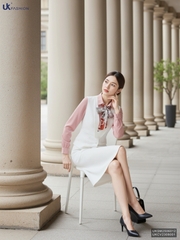 Gile cúc eo thanh lịch nữ tính UKSM2506012