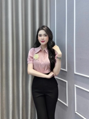 Áo Sơ Mi Tay Lỡ Cổ Đức Kiểu UK Fashion Thanh Lịch, Nữ Tính Vải Mềm Mịn UKSM2407009