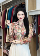 Sơ mi hoa cổ đức màu sắc xinh xắn và mát mẻ chào hè UKSM2502012
