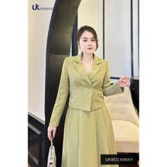 Áo Vest Túi 2 Cúc Bọc UK Fashion Chất Liệu Cao Cấp, Lên Form Đứng Dáng UKAK2310001