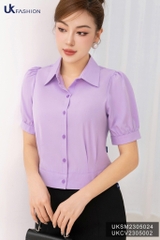 Áo Sơ Mi Cổ Đức Bo Gấu UK Fashion Thanh Lịch, Cao Cấp UKSM2305024