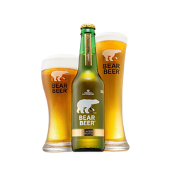 Bia Đan Mạch Bear Lager 5,0% - Chai 330ml - Thùng 24