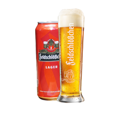 Bia Đức FeldschloBchen Lager 4,5% - Lon 500ml - Thùng 24
