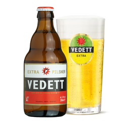 Bia Bỉ Vedett Pilsner 5,2% - Chai 330ml - Thùng 24