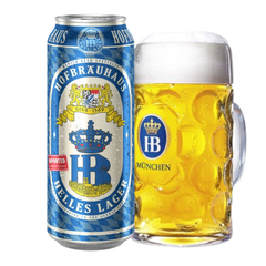 Bia Đức HB Munchen Helles Lager 4,9% - Lon 500ml - Thùng 24
