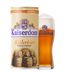 Bia Đức Kaiserdom Kellerbier 4,7% – Lon 1 Lít - Thùng 12