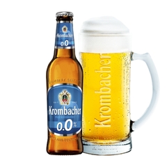 Bia không cồn Đức Krombacher Pils Alkoholfrei 0,0% - Chai 330ml - Thùng 24