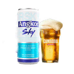 Bia Cambodia Angkor Sky 4,0% - Lon 330ml - Thùng 24