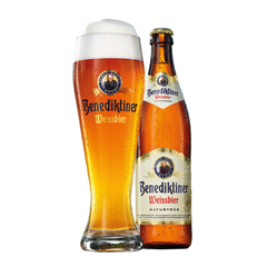 Bia Đức Benediktiner Weissbier Naturtrub 5,4% - Chai 500ml - Thùng 12