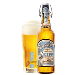 Bia Đức Monchshof Hell 4,9% - Chai 500ml - Thùng 20