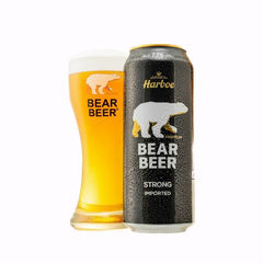 Bia Đan Mạch Bear Strong Lager 7,7% - Lon 500ml - Thùng 24