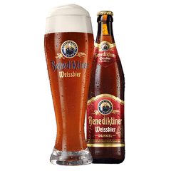 Bia Đức Benediktiner Weissbier DUNKEL 5,4% - Chai 500ml - Thùng 12