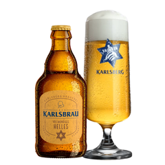 Bia Đức Karlsbrau Helles 5,0% - Chai 330ml - Thùng 20