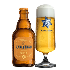 Bia Đức Karlsbrau Weizen 5,2% - Chai 330ml - Thùng 20