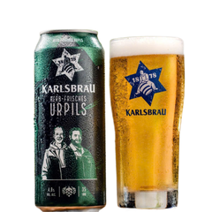 Bia Đức Karlsbrau Urpils 4,8% - Lon 500ml - Thùng 24