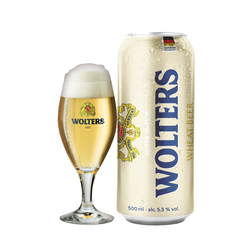 Bia Đức Wolters Weizen 5,3% - Lon 500ml - Thùng 24