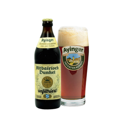 Bia Đức Ayinger Altbairisch Dunkel Unfiltriert 5,0% - Chai 500ml - Thùng 20