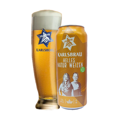 Bia Đức Karlsbrau Natur Weizen 5,2% - Lon 500ml - Thùng 24