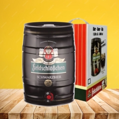 Hộp quà Bia Đức FeldschloBchen Black 5,0% - Bom 5 Lít