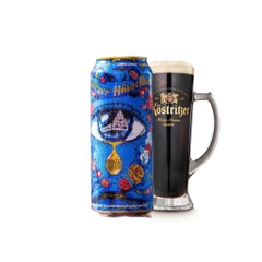 Bia Đức Hauselbier Schwarzbier 4,5% - Lon 500ml - Thùng 24
