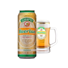 Bia Lào Lager 5,0% - Lon 500ml - thùng 24