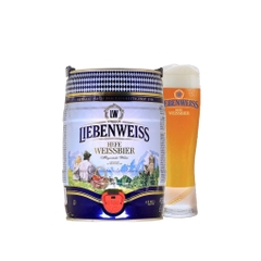 Bia Đức Liebenweiss 5,5% - Bình 5 Lít - Thùng 2