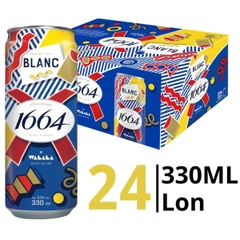 Bia VN 1664 Blanc Xuân 2026 5,0% - Lon 330ml - Thùng 24