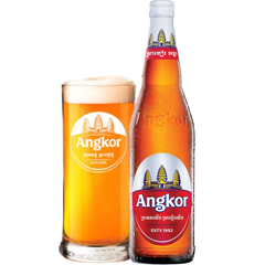 Bia Cambodia Angkor 5% - chai 640ml - Thùng 12