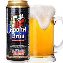Bia Đức Apostel Brau Extra Strong 7,9% - Lon 500ml - Thùng 24