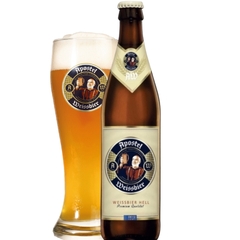 Bia Đức Apostel Weissbier Hell 5,5% – Chai 500ml - Thùng 20
