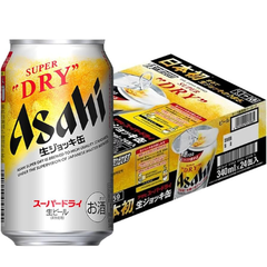 Bia Nhật Asahi Super Dry Nama Jokki 5,0% - Lon 340ml - Thùng 24