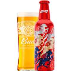Bia VN Budweiser Tết 2026 Aluminium 5,0% - Chai 335ml - Thùng 24