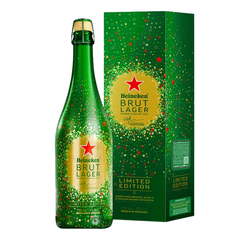 Bia Hà Lan Heineken Brut Lager 5,0% - Chai 750ml - Thùng 6