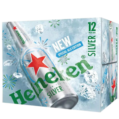 Bia VN Heineken Silver Aluminium 4,0% - Chai 330ml - Thùng 12