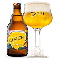Bia trái cây Bỉ Kasteel Tropical 7,0% - Chai 330ml - Thùng 24