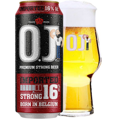 Bia Bỉ OJ Strong Imported 16,0% - Lon 500ml - Thùng 24