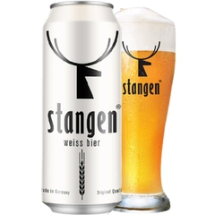 Bia Đức Stangen Weissbier 4,9% - Lon 500ml - Thùng 24