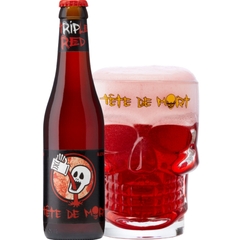 Bia Bỉ Tete de Mort Triple Red 8,2% – Chai 330ml - Thùng 24