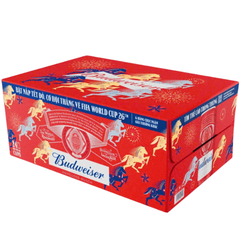 Bia VN Budweiser Phiên bản Tết 2026 5,0% - Lon 330ml - Thùng 24