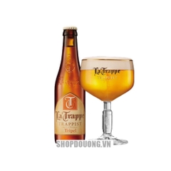 Bia Hà Lan La Trappe Tripel Trappist 8,0% - Chai 330ml - Thùng 24