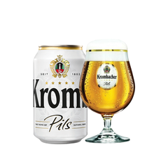 Bia Đức Krombacher Pils 4,8% - Lon 330ml - Thùng 24