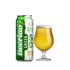 Bia Lào Green 4,6% -Lon 500ml - Thùng 24
