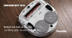 Robot Lau Sàn Hút Bụi Tự Làm Sạch Thông Minh Dreame Bot W10