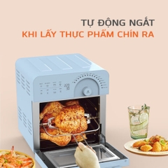 Nồi chiên không dầu Air Fryer UNIE Sky Blue dung tích14,5L, 1700W