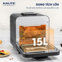 Nồi chiên hơi nước Kalite Steam Star, 15L, hấp chiên 2in1, chiên hấp đa năng